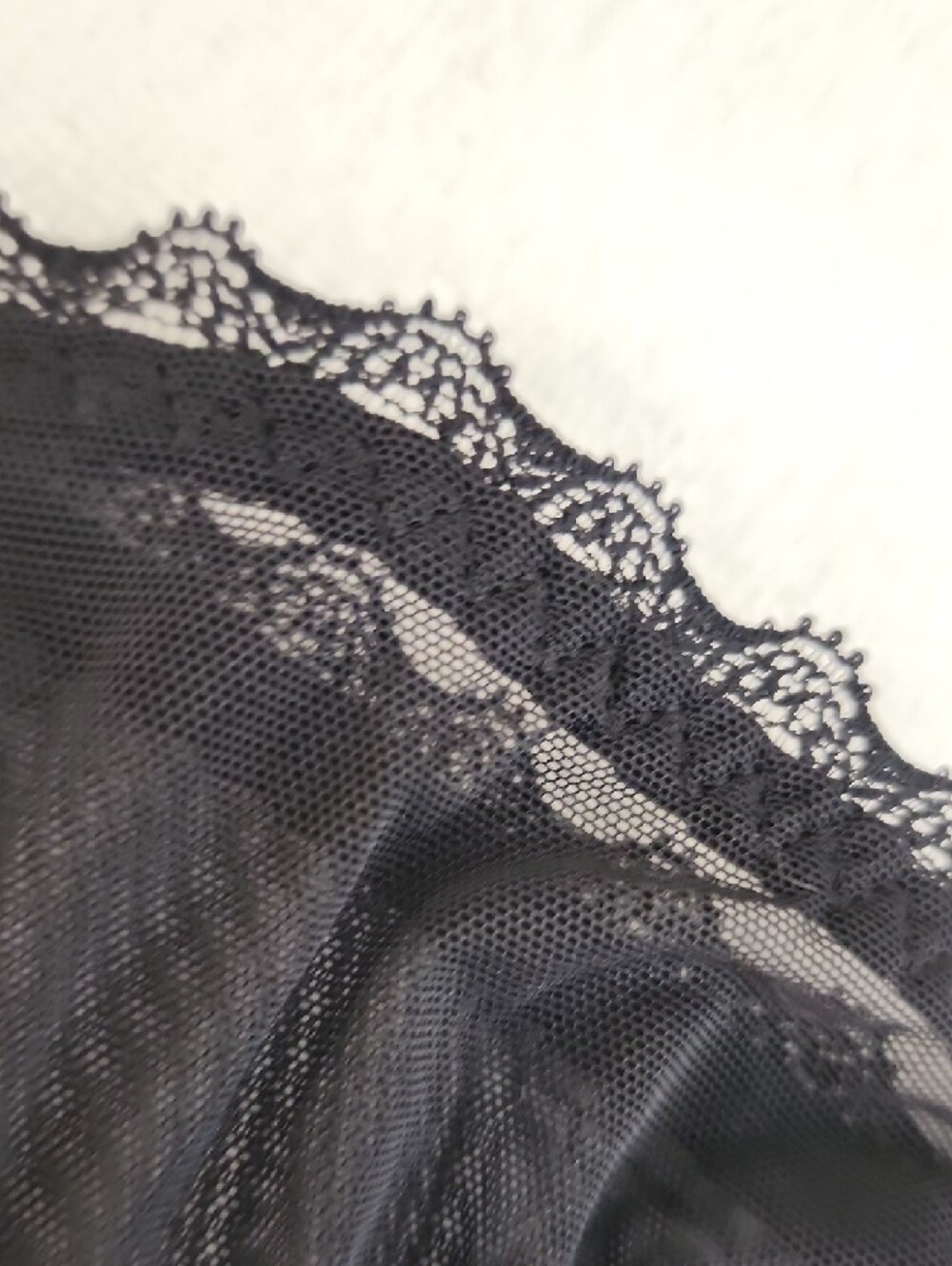 Savage X Fenty Black Crotchless High-Leg Bikini - Picture 7 of 8